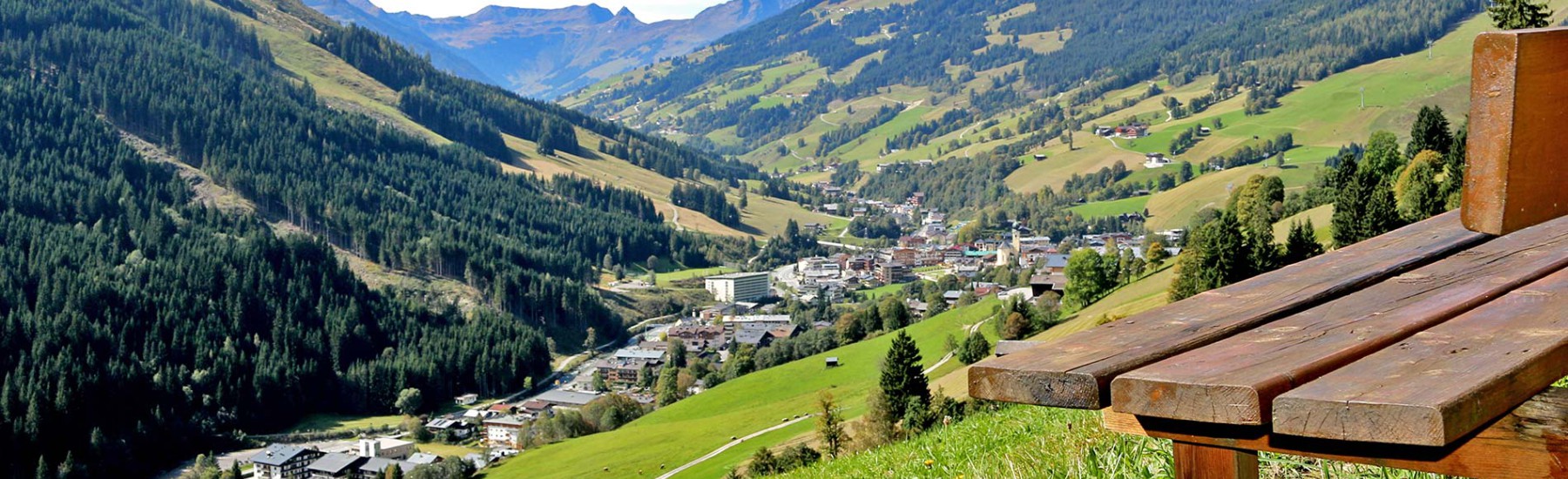 Het dal van Saalbach